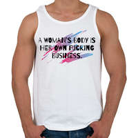 printfashion A woman's body - Férfi atléta - Fehér