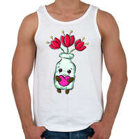 printfashion szerelmes üveg-001 - Férfi atléta - Fehér