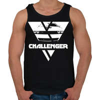 printfashion Challenger Triangle - Férfi atléta - Fekete