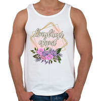 printfashion Lánybúcsú csapat (Arany keretes) - Férfi atléta - Fehér