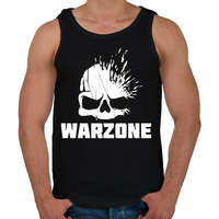 printfashion Warzone fejlövés - Férfi atléta - Fekete