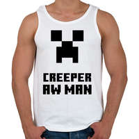 printfashion creeper aw man - Férfi atléta - Fehér
