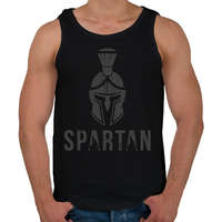 printfashion Spartan - Férfi atléta - Fekete