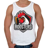 printfashion Angry bird - Férfi atléta - Fehér