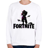 printfashion Fortnite Character - Gyerek pulóver - Fehér