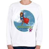 printfashion feltoltes - Gyerek pulóver - Fehér