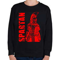 printfashion spartan - Gyerek pulóver - Fekete