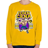 printfashion John Cena - Gyerek pulóver - Sárga