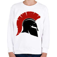 printfashion Spartan - Gyerek pulóver - Fehér