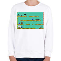 printfashion Impossible Mission - Gyerek pulóver - Fehér