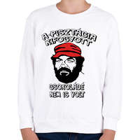 printfashion Bud Spencer 01 - Gyerek pulóver - Fehér