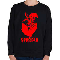 printfashion spartan - Gyerek pulóver - Fekete