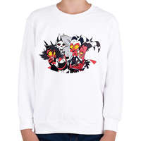 printfashion helluva boss #2 - Gyerek pulóver - Fehér