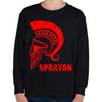 printfashion spartan - Gyerek pulóver - Fekete