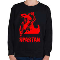 printfashion spartan - Gyerek pulóver - Fekete