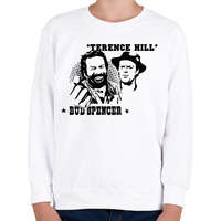 printfashion Bud Spencer Terence Hill - Gyerek pulóver - Fehér