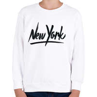 printfashion New York - Gyerek pulóver - Fehér