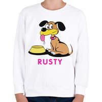 printfashion Bud Spencer Rusty - Gyerek pulóver - Fehér