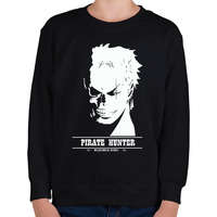printfashion Hunter X H - Gyerek pulóver - Fekete