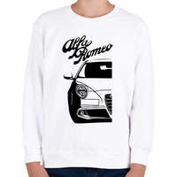 printfashion Alfa Romeo Mito - Black - Gyerek pulóver - Fehér