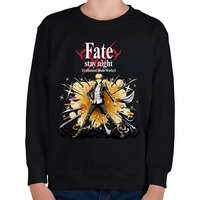 printfashion Fate stay night character - Gyerek pulóver - Fekete
