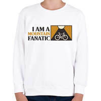 printfashion MOUNTAIN FANATIC - Gyerek pulóver - Fehér