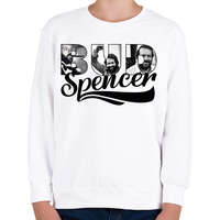 printfashion Bud Spencer fotós - Gyerek pulóver - Fehér