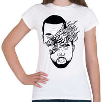 printfashion Kanye West - Női póló - Fehér