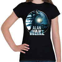 printfashion Alan Wake game - Női póló - Fekete