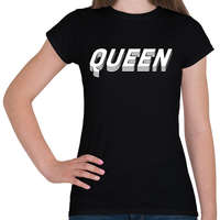 printfashion 3D queen - Női póló - Fekete