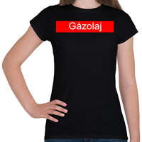 printfashion Gázolaj - Női póló - Fekete