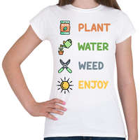 printfashion Plant, water, weed, enjoy - Női póló - Fehér