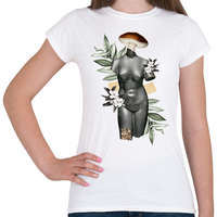 printfashion Modern szobor - Női póló - Fehér