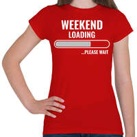 printfashion Weekend - Női póló - Piros