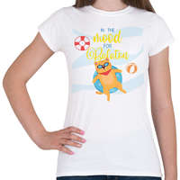 printfashion In the mood for Balaton - Női póló - Fehér