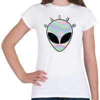 printfashion Alien - Női póló - Fehér