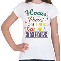 printfashion Hocus Pocus tea - Női póló - Fehér