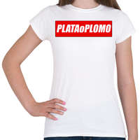 printfashion Plata o Plomo - Női póló - Fehér