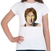 printfashion John Lennon - Női póló - Fehér