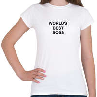 printfashion World's best boss - The Office - Női póló - Fehér