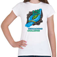 printfashion ADN geocaching - Női póló - Fehér