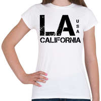 printfashion LA CALIFORNIA - Női póló - Fehér