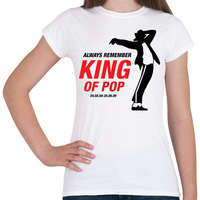 printfashion Michael Jackson póló - Női póló - Fehér