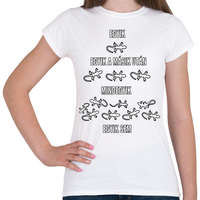 printfashion gyíkok - Női póló - Fehér