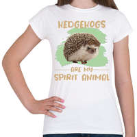 printfashion Hedgehogs are my spirit animal - Női póló - Fehér