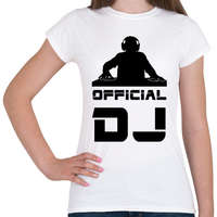 printfashion official dj - Női póló - Fehér