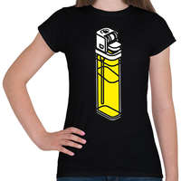 printfashion Lighter - Női póló - Fekete