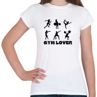 printfashion Gym Lover - Női póló - Fehér