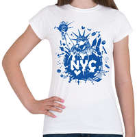 printfashion New York-i rajz - Női póló - Fehér