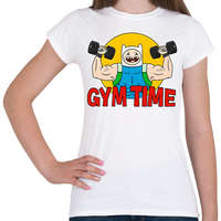 printfashion Gym Time - Női póló - Fehér